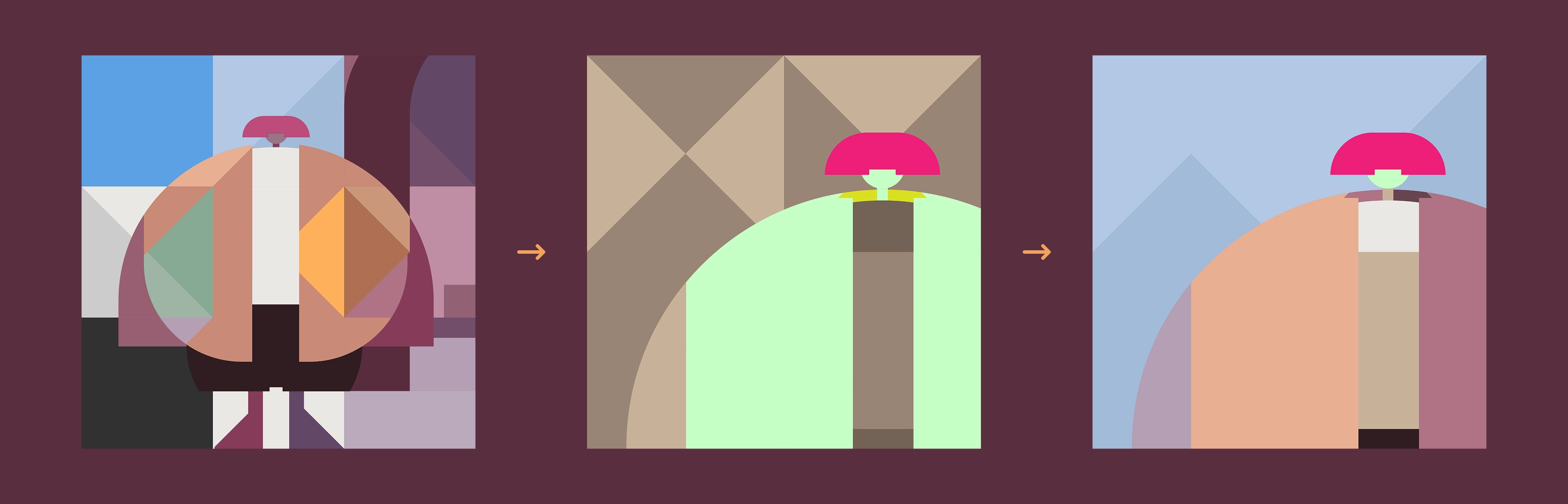 Visual Style — illustration simplification process