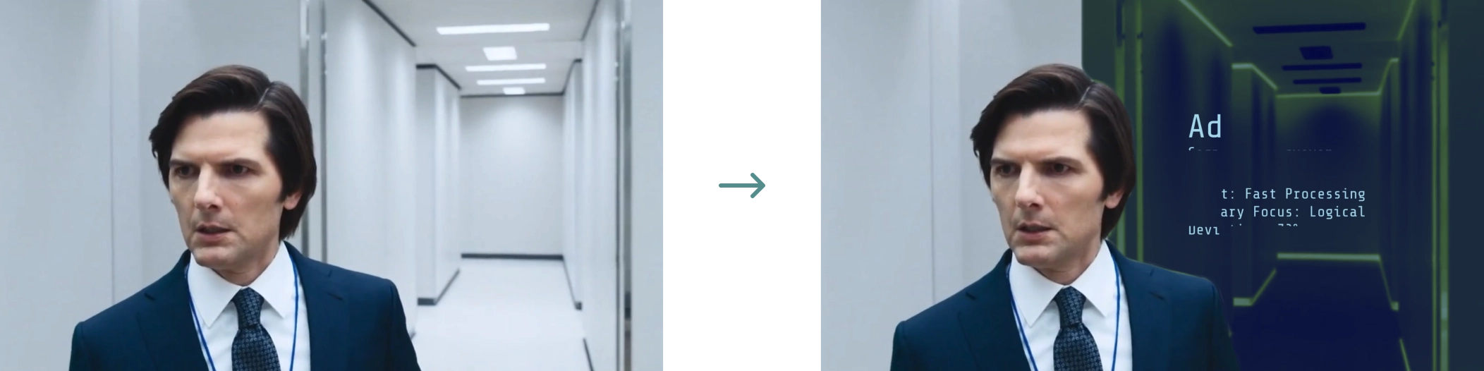Masking — before and after