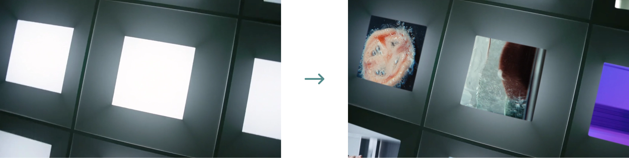 Motion tracking — before and after